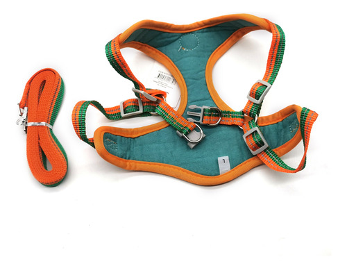 Collar Para Mascotas, Arnés De Tela Con Correa L