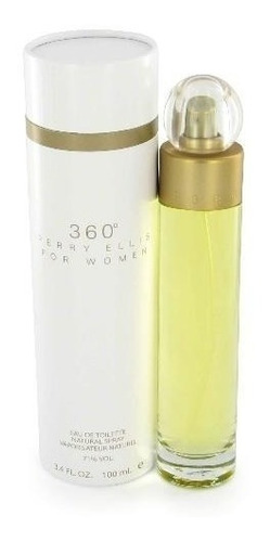 Perfume Original 360 Grados Dama 100 Ml By Perry Ellis