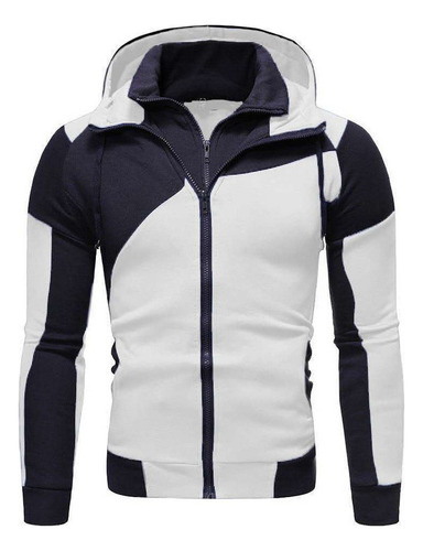 Sudadera Hombre Capucha Gorro Forro Polar Con Cremallera