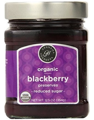 De La Abuela Hoerner Orgánica Blackberry Mermelada, Azúcar R