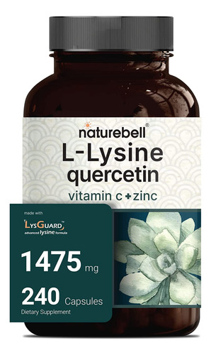 Original L-lisina L-lysine 1475 Mg, 240cap