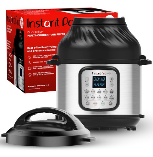 Freidora Y Olla A Presión Eléctrica Instant Pot Duo Crisp