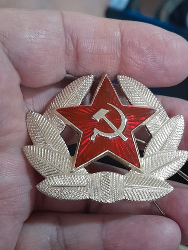 Urss Unión Soviética. Insignia De Gorra De Tropa