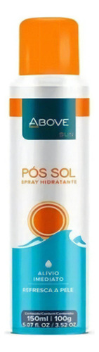 Aerossol pós-sol Above  Pos sol hidratante alívio imediato praia verao 150ml above de 150mL por 120g