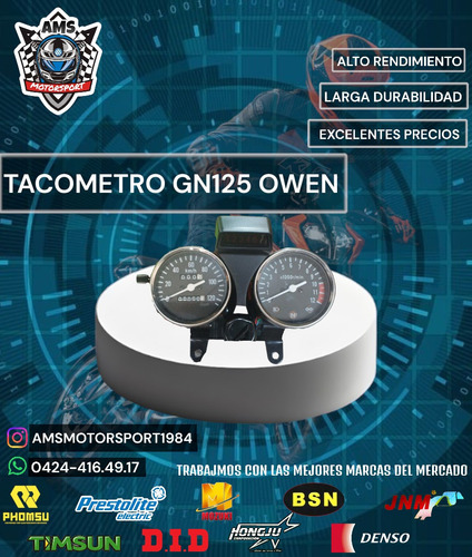 Tacometro Gn125 Owen 