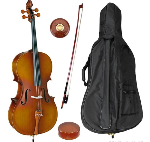 Violoncello Hofma Hce110 Completo C/ Breu+arco+bag +bolachão