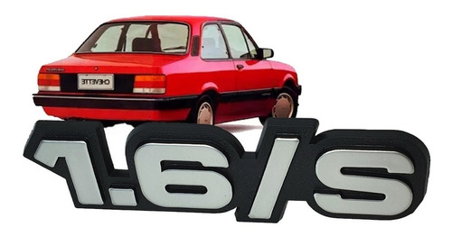 Emblema 1.6 S Tampa Traseira Chevette 1992 1993