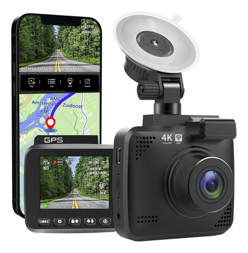 Cámara De Coche Hp New Real 4k Dash Cam Wifi Gps Ultra Hd 17