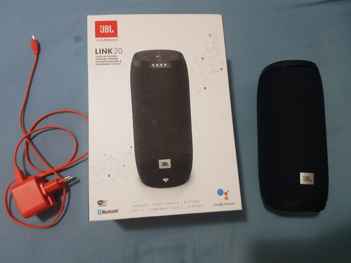 A jbl Link 20 é Uma Caixa De Som Portátil Ativada Por Voz Co