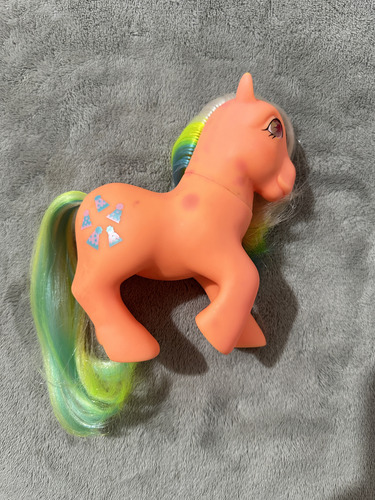 My Little Pony Party Time Ojos De Gema G1 Vintage 1985 (Usado)