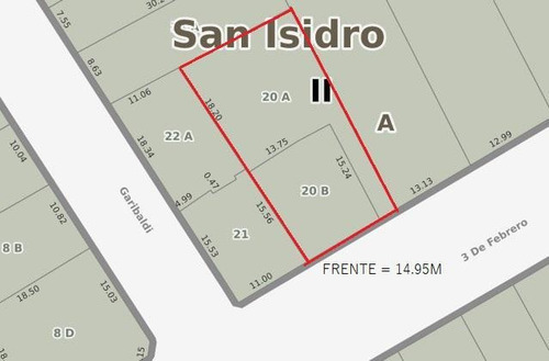 Imagen 1 de 3 de Terreno - San Isidro