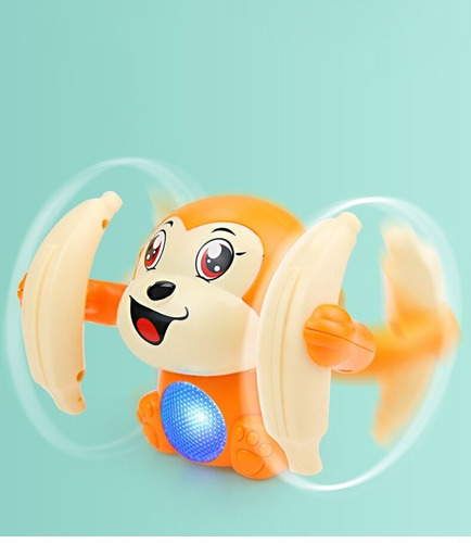 Juguete Animal Rodante Electronico Con Aplauso Para Niños Personaje Oso Panda