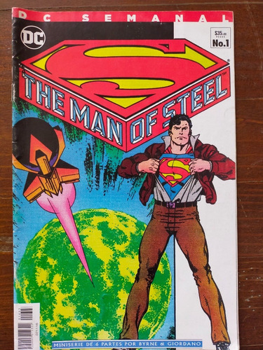 Superman The Man Of Steel Números 1 Y 2 Dc Comics Año-2016