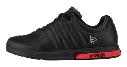 Tenis Renz K-swiss Hombre Black Piel Genuina 0f648001