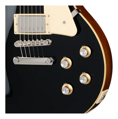 Guitarra Epiphone Les Paul Standard 60s Ebony Corpo Mogno Com Bag