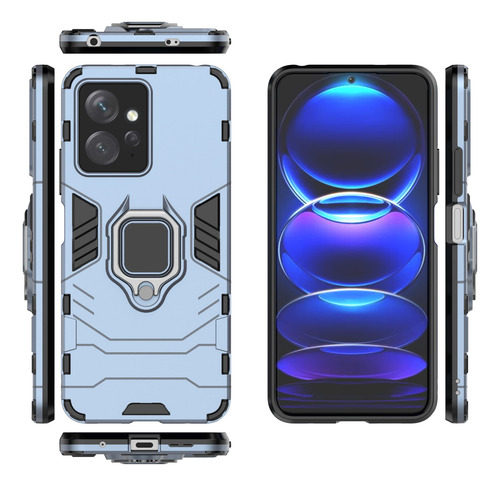 Funda Para Xiaomi Redmi Note 12 4g Azul Plastico