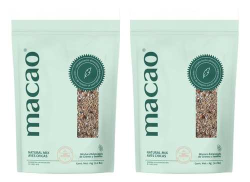 Alimento Macao Mixtura Para Periquitos Ninfas Y Agapornis 2k