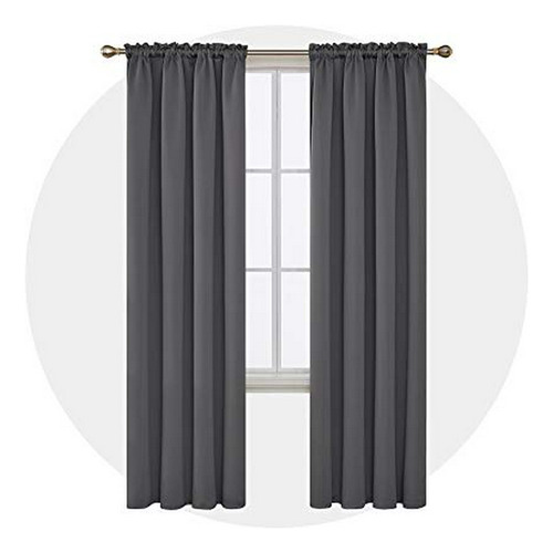 Visit The Deconovo Store Rod Pocket Curtains