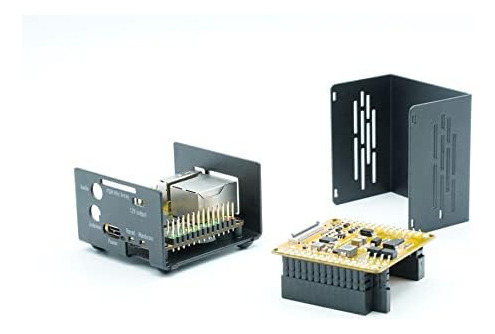 Casos Kksb Rock Pi S Case | Acero Con Recubrimiento En Polvo