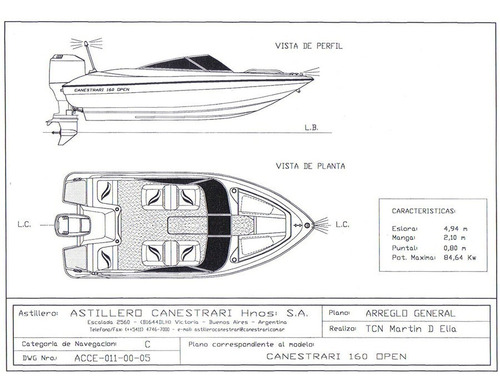 Canestrari 160 / Mercury 90hp