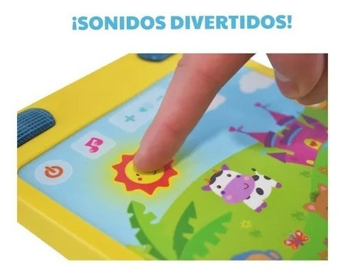 Imagen 3 de 6 de Tablet Didáctica Infantil Con Actividades Luz Y Sonido Nryj