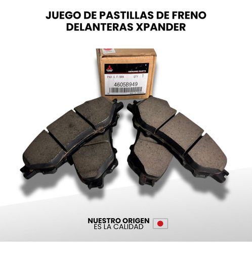 Juego De Pastillas De Freno Delanteras Mitsubishi Xpander