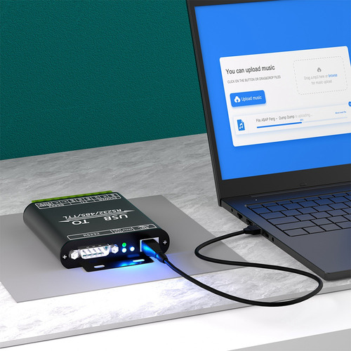 Convertidor Usb A Rs232/485/422/ttl Con Chip Cp2102, Industr