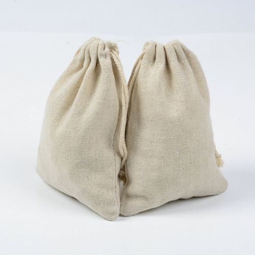 Bolsa Ecológica Algodón Tipo Saco 8x10 Cm Pack 10
