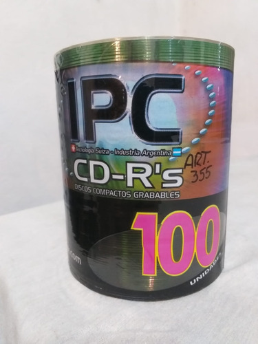 Ipc Cd-r´s Compacto Grabables (100u)