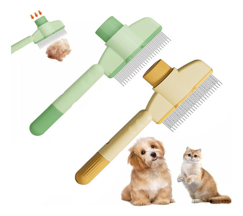 Yc 2 Peine Para Eliminar El Pelo De Mascotas, Peine Pulgas