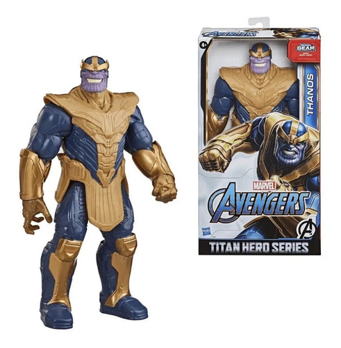 Boneco Thanos Titan 12p Blast Gear Avengers Marvel E7381