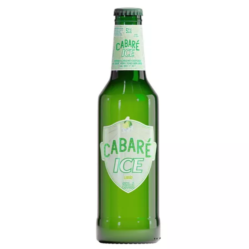 Bebida Mista Alcoólica Gaseificada Limão Cabaré Ice Garrafa 275ml