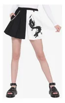 Comprar Falda Tableada Yin Yang Dragon Kawaii Grunge Goth Punk Y2k