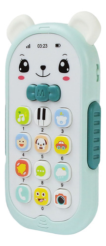 Teléfono Móvil Baby Gutta-percha Toy Con Música Que Cambia L