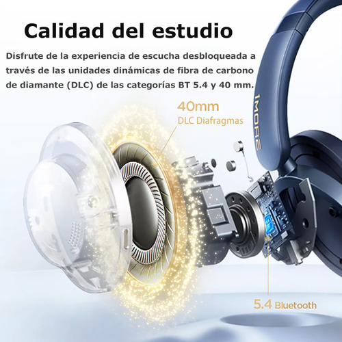 Audífonos Bluetooth Con Micrófono 1more Sonoflow Pro