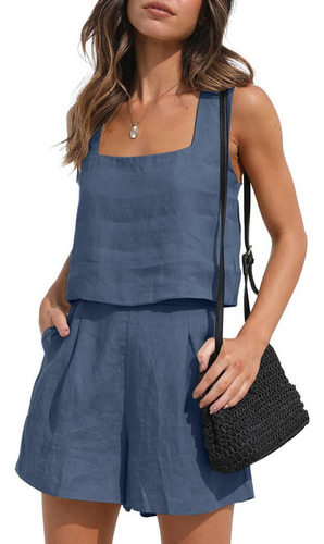 Nuevo Conjunto De Traje De Lino Con Chaleco Y Pantalones