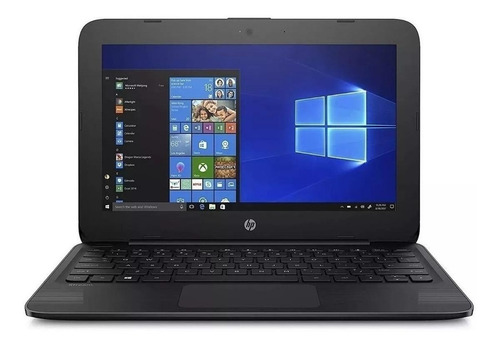 Notebook HP Stream 11-AH117WM negra 11.6", Intel Celeron N4000  4GB de RAM 32GB SSD, Intel UHD Graphics 600 1366x768px Windows 10 Home