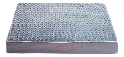 Cama Xl Impermeable Gris Para Perros Grandes 106 X 76 Cm