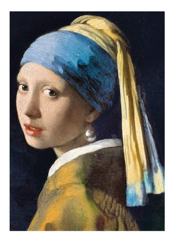 Quebra-cabeça artístico Young Vermeer 1000 Trefl com brinco de pérola