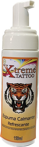 Espuma Calmante Xtreme Tattoo 150ml - Tatuagem/tattoo.