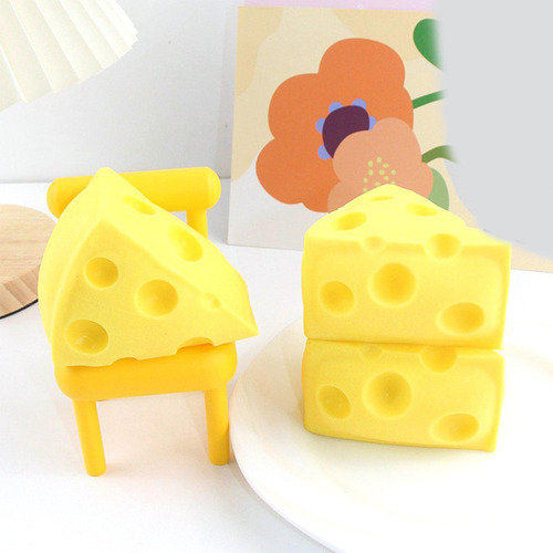 Juguete Cheese Squeeze Toy Para Aliviar El Estrés, Descompre