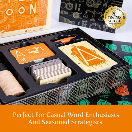 Letter Tycoon: Mensa Select Juego De Estrategia De Construcc
