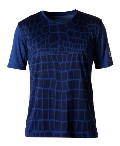 Camiseta Masculina Wilson - Camiseta Skin M Azul - Tenis