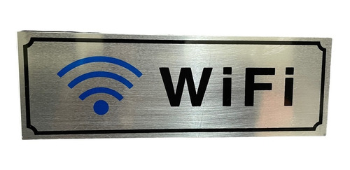 Señaletica Zona Wifi Rígida (18cm X 6cm)