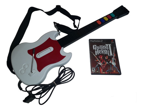 Guitar Hero Ii 2 Ps2 Juego + Guitarra Playstation 2
