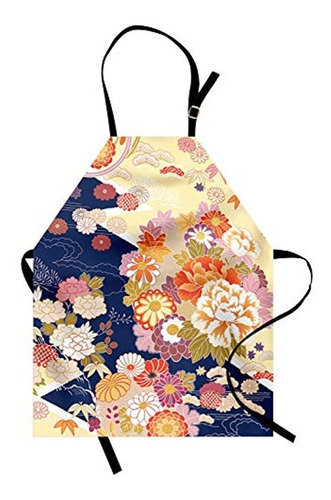 Delantal Japones Ambesonne Kimono Tradicional Adornos Compo