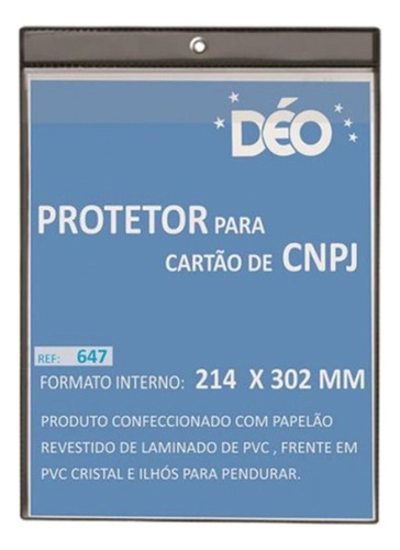 Kit Protetor Em Quadro Para Cnpj A4 10 Unidades