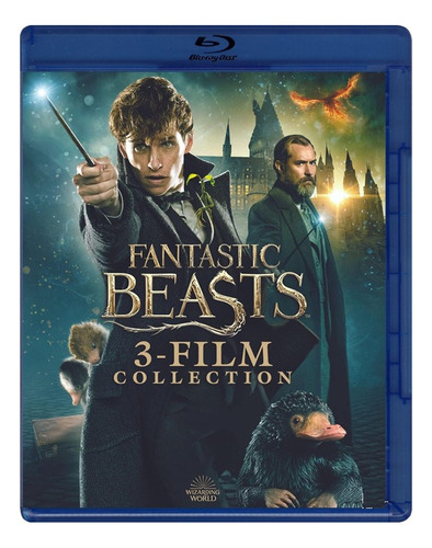Animales Fantasticos 1 2 3 Trilogia Box 3 Peliculas Blu-ray
