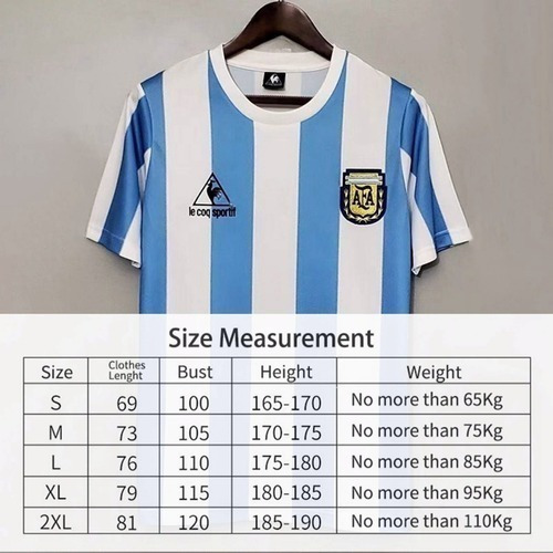 Camiseta Argentina Retro 10 # Maradona 1986 Copa Del Mundo