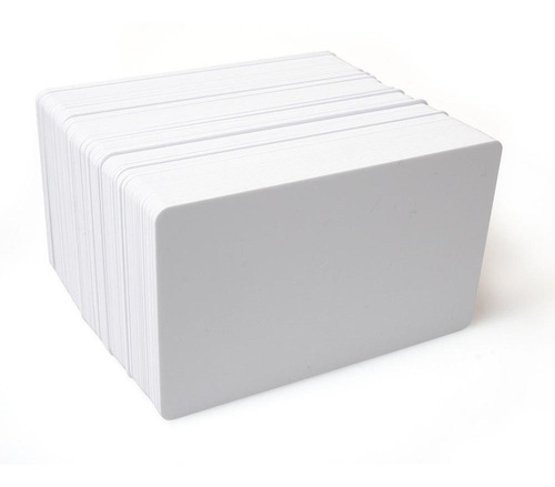 Imagem 3 de 6 de Cartão Pvc Branco Cr-80 0.76 Mm 200un
